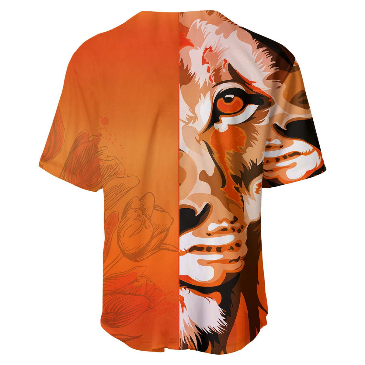 (Custom Personalised) Netherlands Baseball Jersey Style Lusty Dutch Lion LT13 - Wonder Print Shop