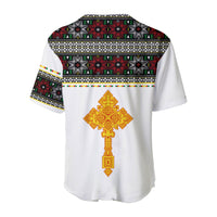 Ethiopia Tibeb Baseball Jersey Ethiopian Cross Fashion LT13 - Wonder Print Shop