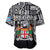 Fiji Rugby Baseball Jersey Flying Fijians Black Tapa Pattern LT13 - Wonder Print Shop