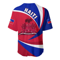 Haiti Baseball Jersey Style Color Flag LT13 - Wonder Print Shop