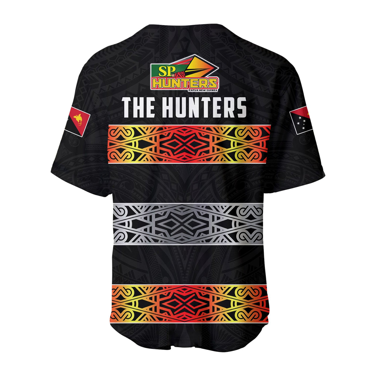 The Hunters PNG Baseball Jersey Papua New Guinea Hunters Rugby LT13 - Wonder Print Shop