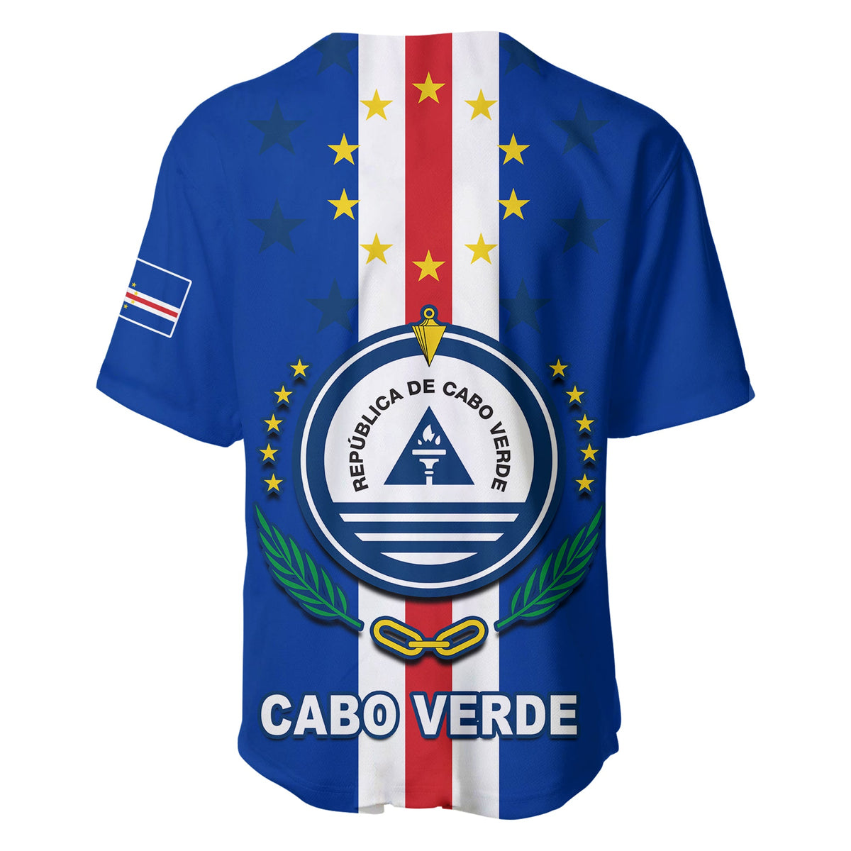 Cape Verde Baseball Jersey Pride Cabo Verde LT13 - Wonder Print Shop