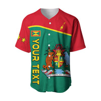 (Custom Personalised) Grenada Baseball Jersey Coat Of Arms and Map Impressive LT13 - Wonder Print Shop