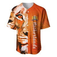 Netherlands Baseball Jersey Style Lusty Dutch Lion LT13 - Wonder Print Shop