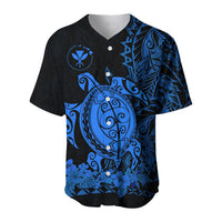 Hawaii Polynesian Baseball Jersey Blue Sea Turtles Hawaiian LT13 - Wonder Print Shop