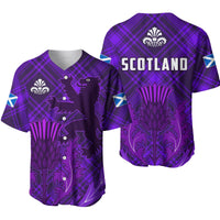 Scotland Baseball Jersey Thistle Scottish Be Unique LT13 - Wonder Print Shop