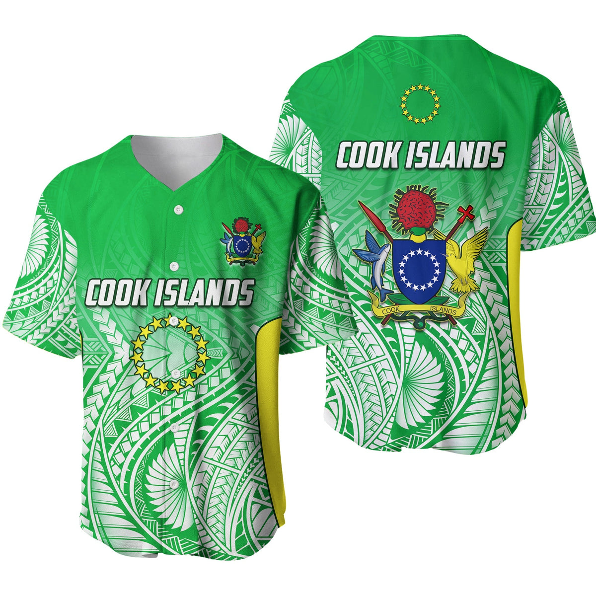 Cook Islands Baseball Jersey Pattern Be Unique LT13 - Wonder Print Shop