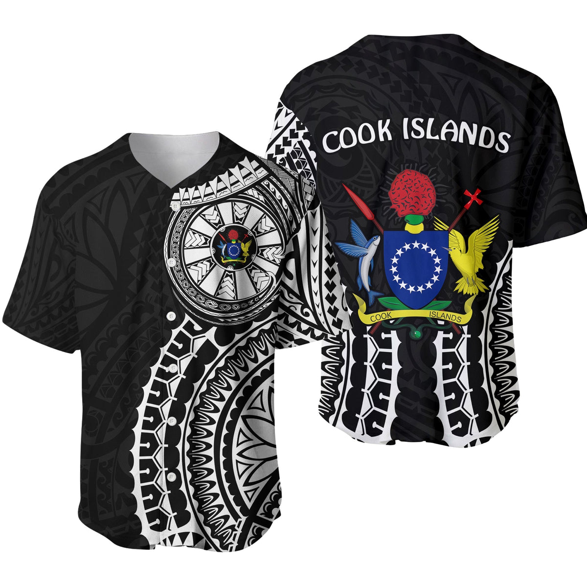 Cook Islands Baseball Jersey Polynesian Cultural The Best For You LT13 - Wonder Print Shop