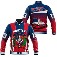 (Custom Text and Number) Dominican Republic Baseball Jacket Dominicana Style Sporty LT13 - Wonder Print Shop
