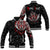 (Custom Personalised) Canada Wolf Baseball Jacket Haida and Maple Leaf LT13 - Wonder Print Shop