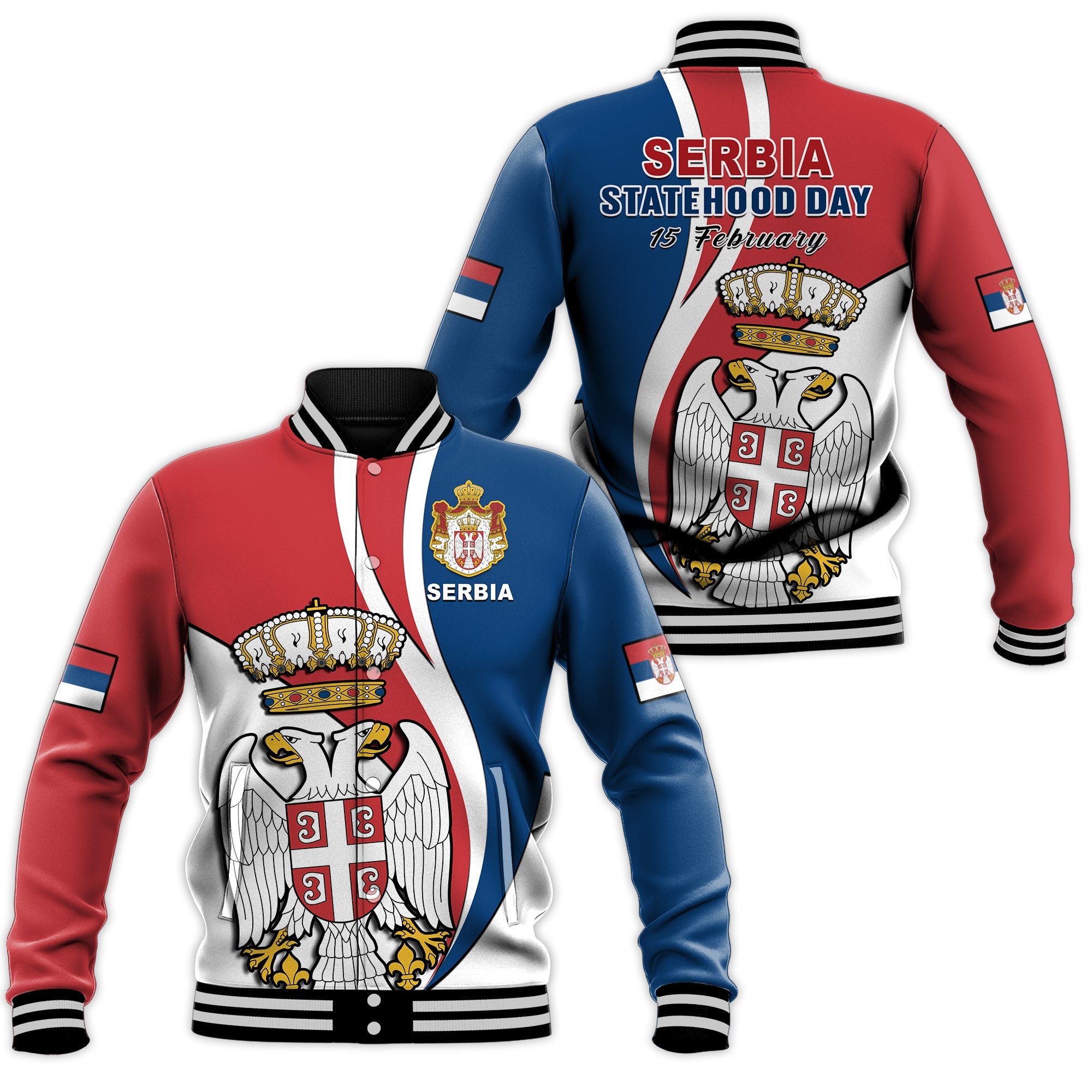 serbia-baseball-jacket-happy-serbian-statehood-day-with-coat-of-arms