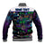 Custom Personalised Hawaii Skeleton Dancing Baseball Jacket Halloween Hawaiian Turtle LT13 - Wonder Print Shop
