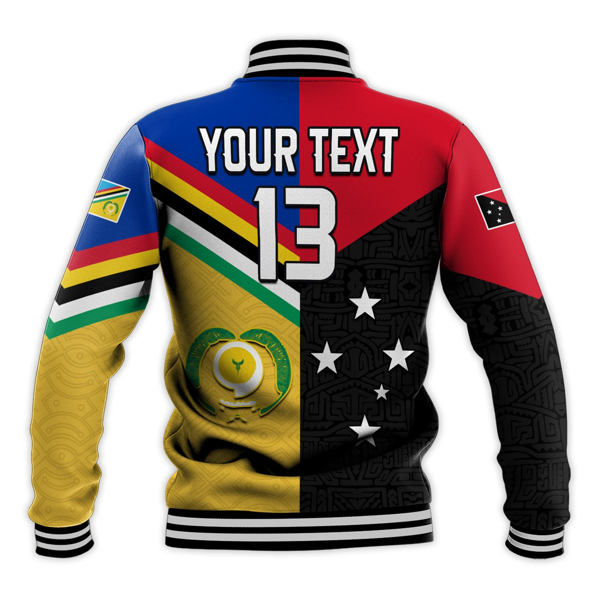 Custom Text and Number Torba PNG Day Baseball Jacket 2022 Simple Polynesia LT13 - Wonder Print Shop