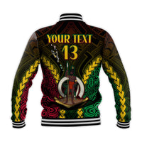 (Custom Text and Number) Vanuatu Indigenous Baseball Jacket Proud To Be Ni-Vanuatu Polynesian Pattern LT13 - Wonder Print Shop