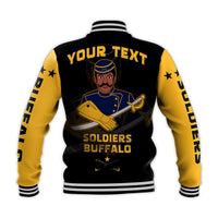 (Custom Personalised) Buffalo Soldiers Baseball Jacket BSMC Club Adore Motorcycle LT13 - Wonder Print Shop