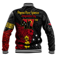 Papua New Guinea Anniversary Baseball Jacket 47th Independence Day Since 1975 LT13 - Wonder Print Shop