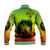 Ethiopia Baseball Jacket Cross Mix Lion Colorful Style - Wonder Print Shop