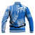 Fiji Rugby Sevens Baseball Jacket Fijian 7s Tapa Polynesian Blue Ver.01 LT13 - Wonder Print Shop