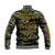 (Custom Text and Chapter) Buffalo Soldiers Baseball Jacket Camouflage American Heroes BSMC LT13 - Wonder Print Shop