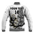 Custom Text And Number New Zealand 2022 Rugby Baseball Jacket All Black Silver Fern Maori Pattern Version White - Wonder Print Shop