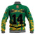 Jamaica Athletics Baseball Jacket Jamaican Flag With African Pattern Sporty Style - Wonder Print Shop