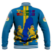 Sweden LGBT Day Baseball Jacket Be Proud Of Who You Are - Wonder Print Shop