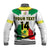 (Custom Text And Number) Senegal Football Baseball Jacket Champions WC 2022 - Wonder Print Shop