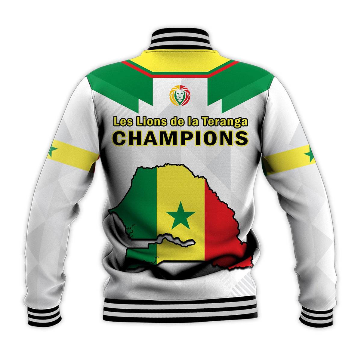 Senegal Football Baseball Jacket Champions WC 2022 - Wonder Print Shop
