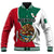 (Custom Text and Number) Mexico Baseball Jacket Mexican Aztec Pattern - Wonder Print Shop