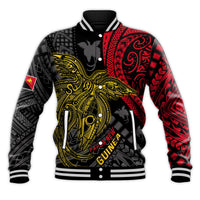 Custom Text and Number Papua New Guinea Baseball Jacket Raggiana Birds Of Paradise Happy 47th Independence Day LT13 - Wonder Print Shop
