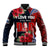 Samoa Fathers Day Baseball Jacket Polynesian Best Dad Ever LT13 - Wonder Print Shop