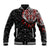(Custom Personalised) Canada Wolf Baseball Jacket Haida and Maple Leaf LT13 - Wonder Print Shop