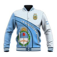 Argentina Football 2022 Baseball Jacket Champions Blue Sky May Sun LT13 - Wonder Print Shop