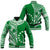 Cook Islands Tatau Baseball Jacket Symbolize Passion Stars Version Green LT13 - Wonder Print Shop