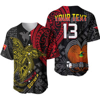 Custom Text and Number Papua New Guinea Baseball Jersey Raggiana Birds Of Paradise Happy 47th Independence Day LT13 - Wonder Print Shop