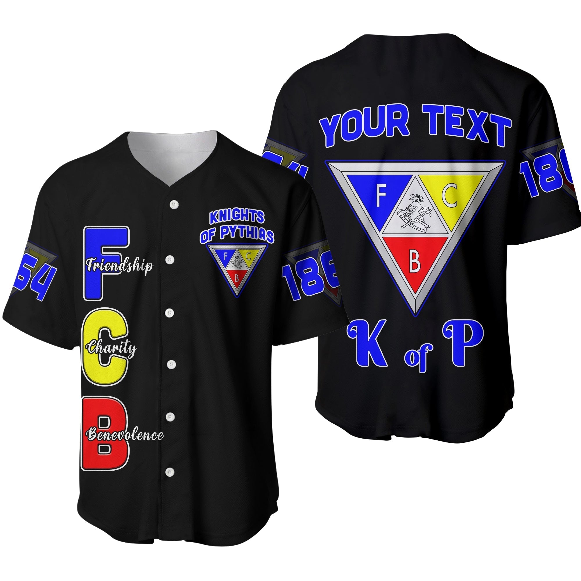 custom-personalise-knights-of-pythias-baseball-jersey-since-1864-simple-style-ver01
