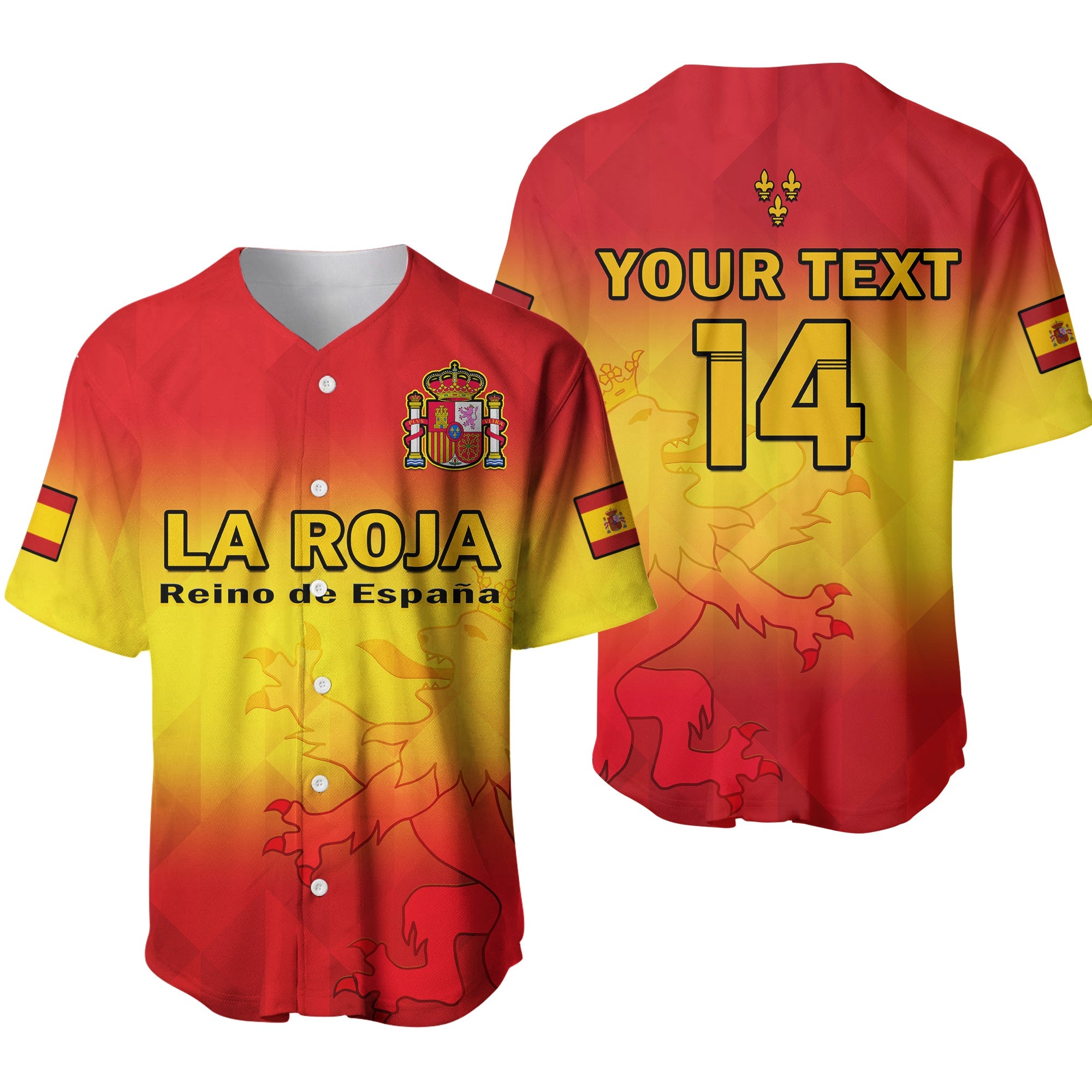 custom-text-and-number-spain-football-baseball-jersey-la-roja-world-cup-2022