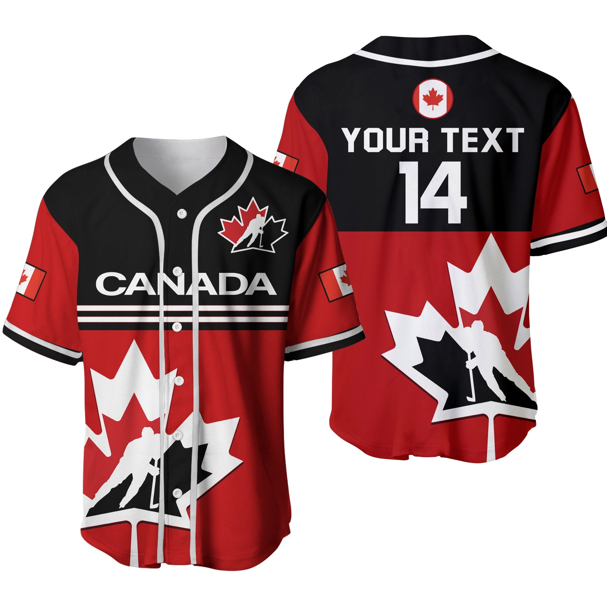 custom-text-and-number-canada-hockey-2023-baseball-jersey-maple-leaf-red-style-ver02