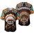 The First Americans Baseball Jersey Indian Headdress With Skull LT13 - Wonder Print Shop