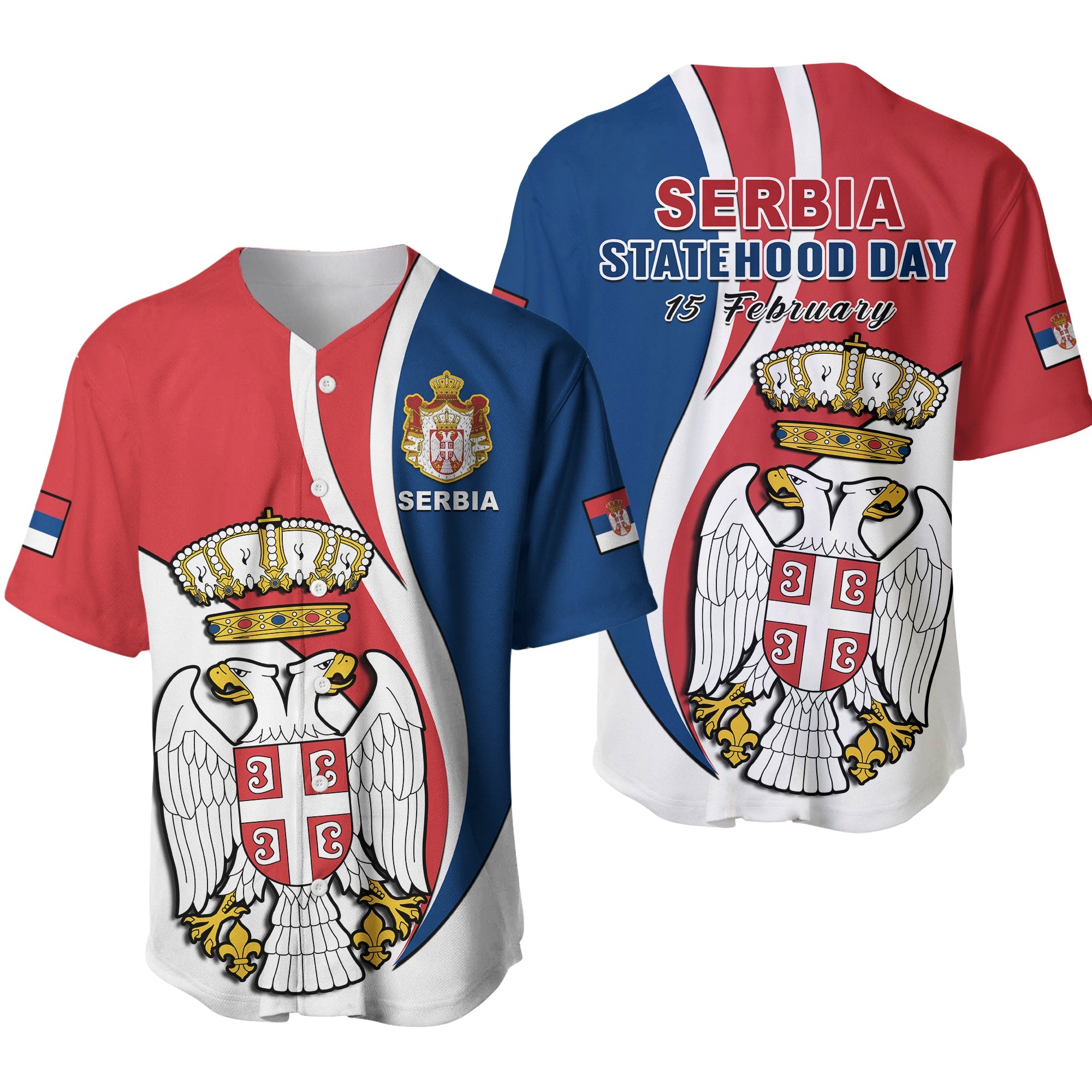 serbia-baseball-jersey-happy-serbian-statehood-day-with-coat-of-arms-ver01