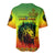(Custom Personalised) Ethiopia Baseball Jersey Cross Mix Lion Colorful Style - Wonder Print Shop