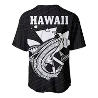 Custom Personalised Hawaii Baseball Jersey Kakau Kanaka Maoli Combine Polynesian Shark Ver.07 - Wonder Print Shop