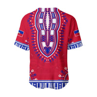 Haiti Baseball Jersey Dashiki Style Gorgeous LT13 - Wonder Print Shop