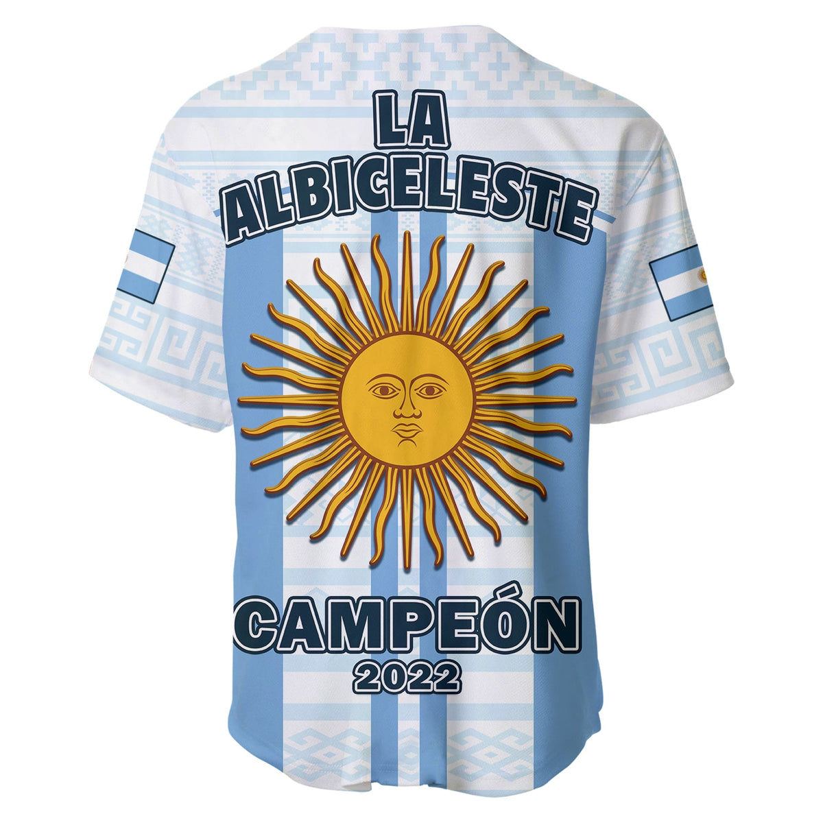 Argentina Football 2022 Baseball Jersey Vamos La Albiceleste - Wonder Print Shop