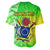 Happy Mangaia Gospel Day Baseball Jersey Cook Islands Coat of Arms Polynesian Pattern - Wonder Print Shop