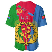 Eritrea Baseball Jersey Eritrean Map Mix African Pattern Simple Style - Wonder Print Shop