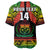 Custom Text And Number Samoa Rugby Baseball Jersey Teuila Torch Ginger Gradient Style - Wonder Print Shop