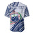 Custom Personalised HRPP Samoa Baseball Jersey Samoan Coat Of Arms Polynesian Pattern - Wonder Print Shop