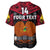 Custom Text And Number Papua New Guinea Rugby Baseball Jersey PNG Kumuls Bird Of Paradise Black - Wonder Print Shop