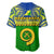 Custom Personalised Malampa Province Baseball Jersey Vanuatu Pig Tusk Polynesian Flag Style - Wonder Print Shop